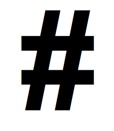 Hashtag aumentare followers social network