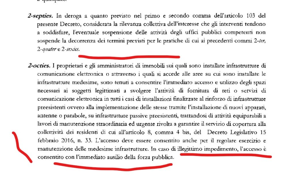 Conseguenze nuovo decreto 5G