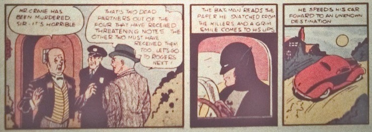 Batman prima batmobile